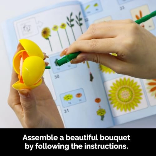 Sunflower Building Blocks Set - 1183PCS 16-Stem