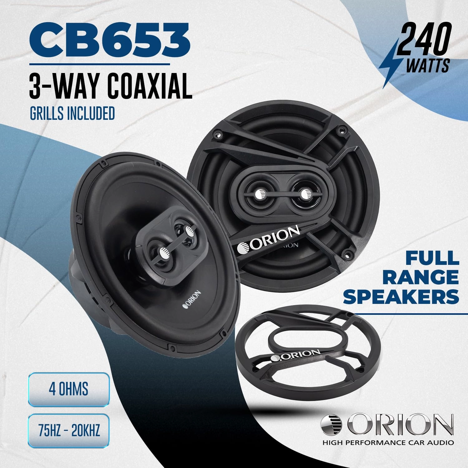 CB653 - 6.5 Inches Coaxial
