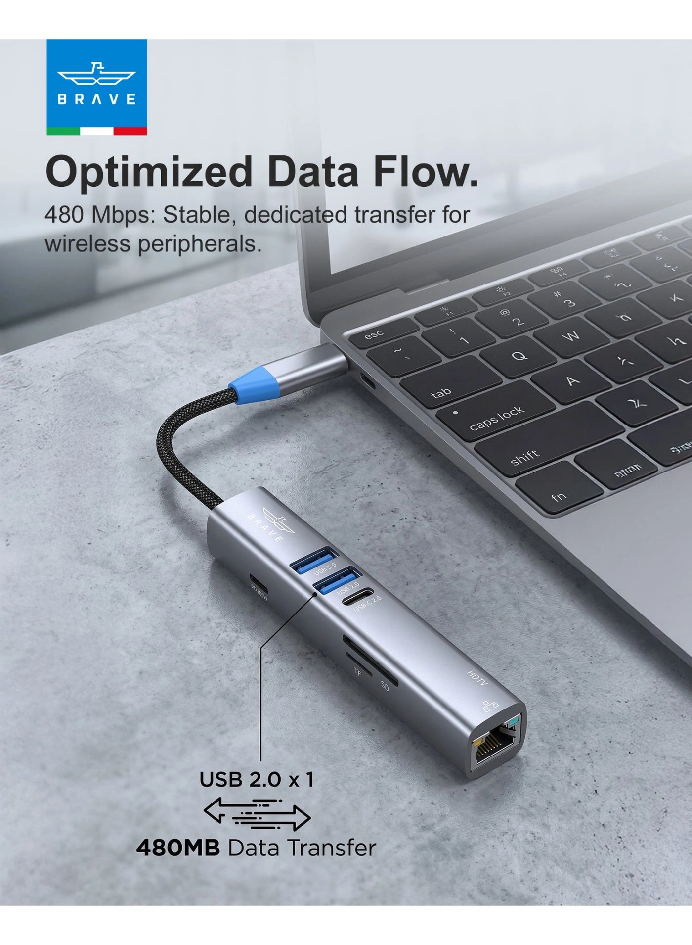 BH-08 - USB-C MacBook Pro MacBook Air iPad Pro Surface Dell HP Lenovo iPhone 17 Samsung Galaxy