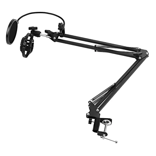 Adjustable Foldable Microphone Stand - Heavy Duty Alloy Steel