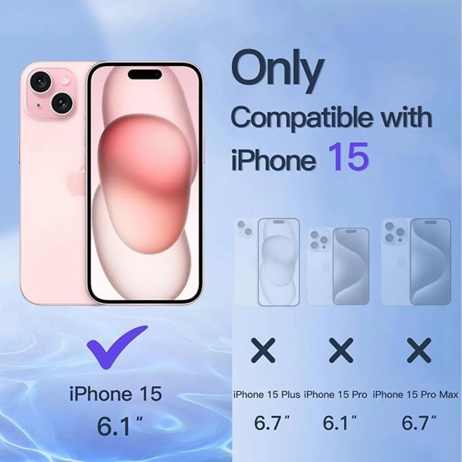 HD Anti-Spy Tempered Glass Screen Protector for iPhone 15