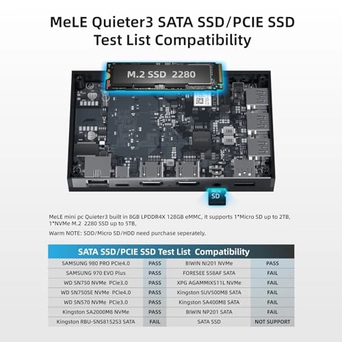 Quieter 3Q - 8GB 128GB Celeron N5105
