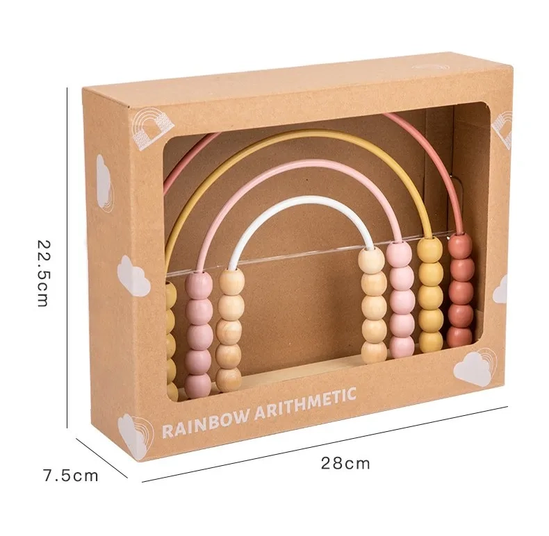 Wooden Rainbow Abacus