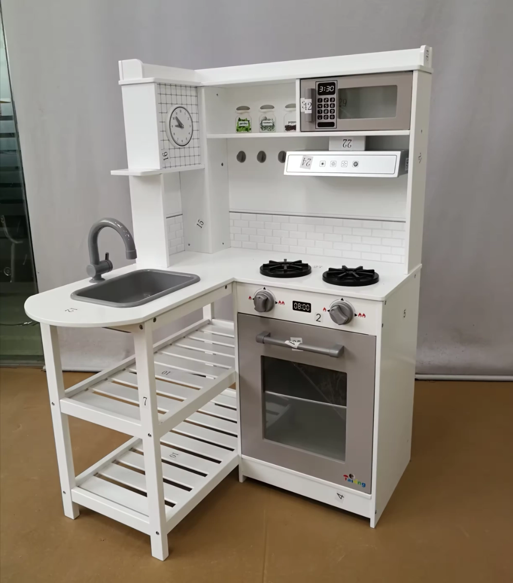 Gambol kitchen set with oven and Wash Sink - Wooden (GB-2020379)