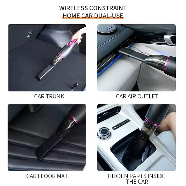 Cordless Handheld Vacuum Cleaner - 400pa 700ml 3 Attachments