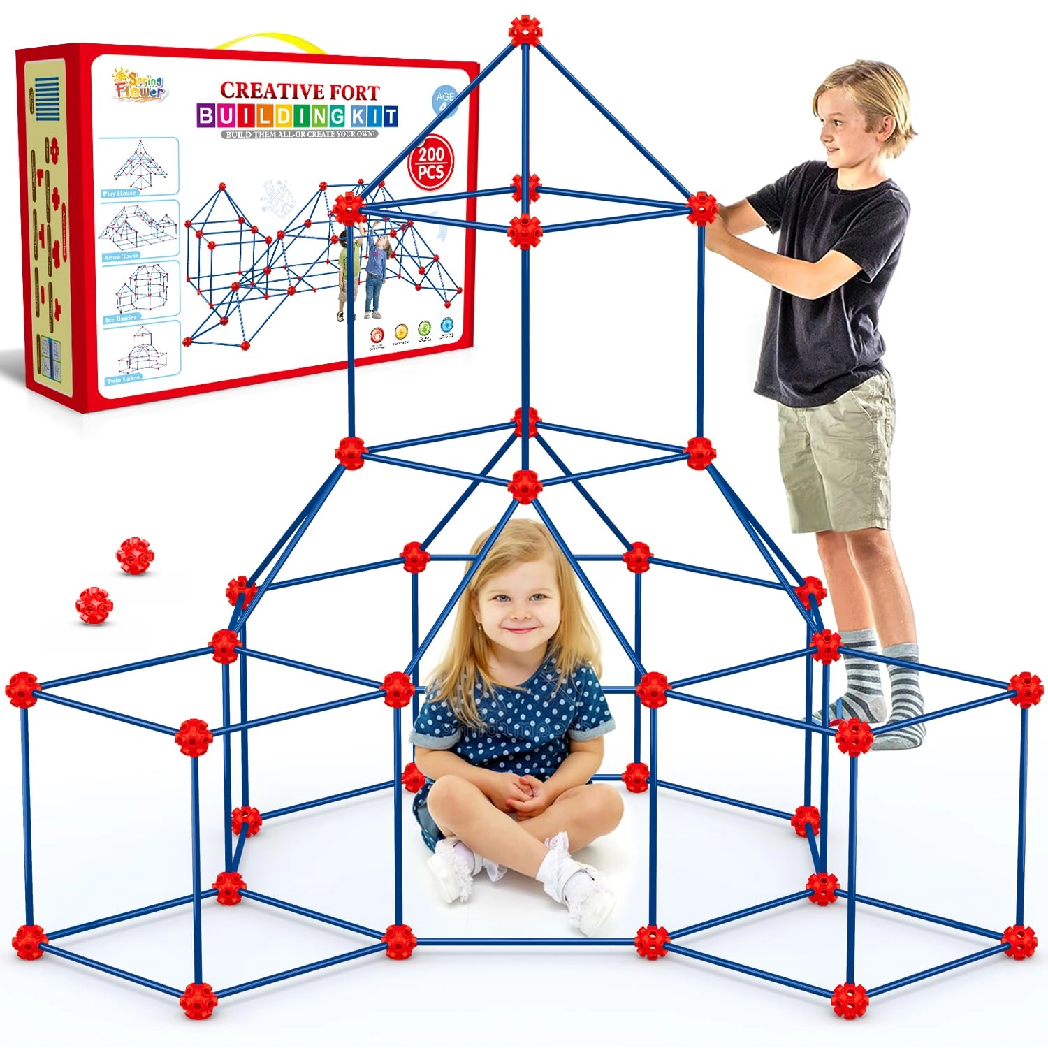 Ultimate Creative Set - 200 pcs Fort building kit