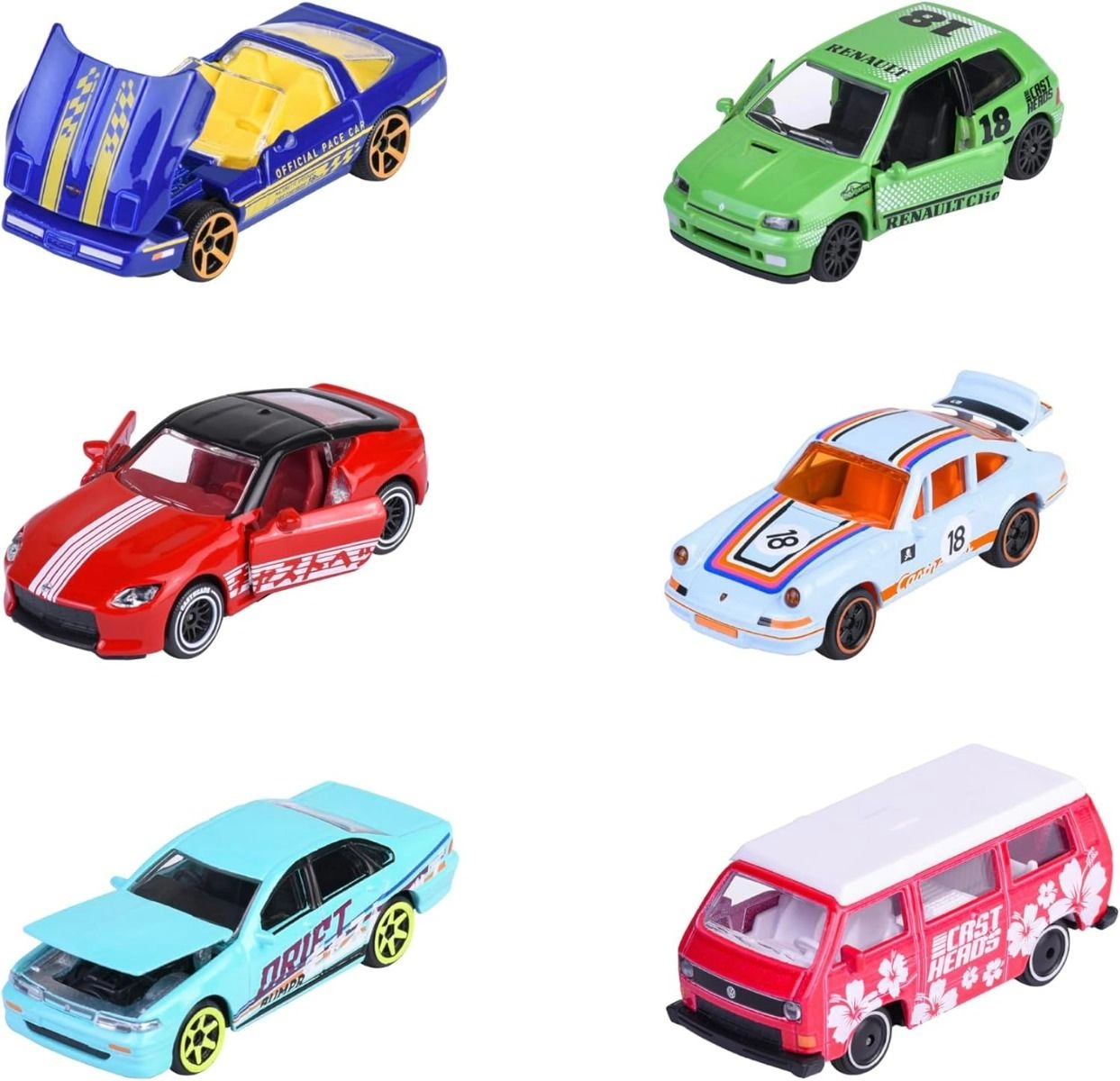 Majorette Cast Heads Cars Series - 1Pc