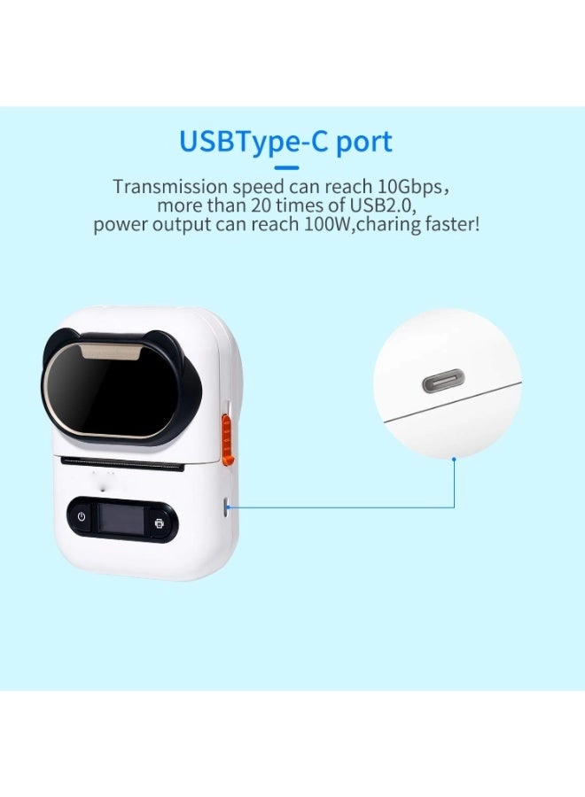 Portable Bluetooth Label Maker - Thermal Line Printing 48 millimeter