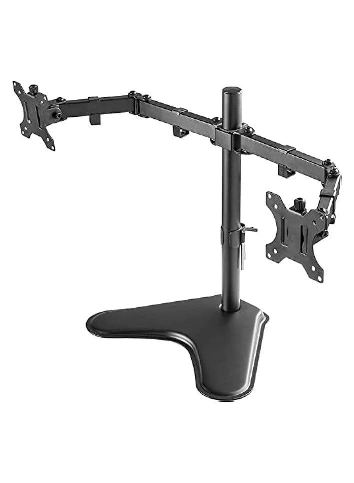 Dual LCD Monitor Desk Mount Stand - 2 27in