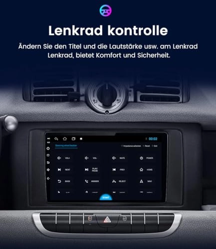 Android Auto GPS Radio Navigator - 9 inch