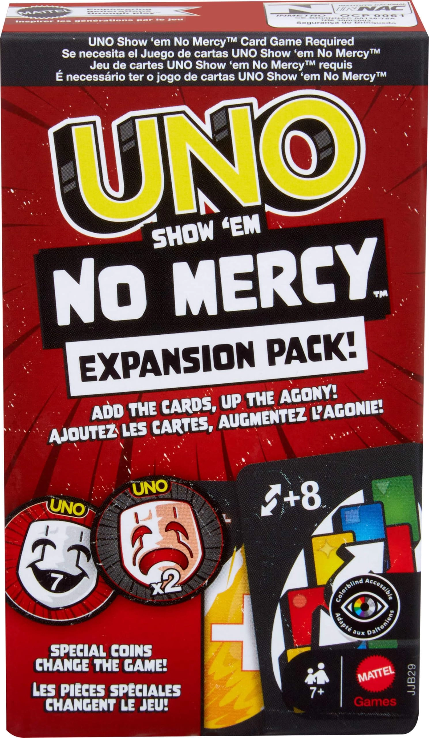 Mattel UNO Show 'Em No Mercy Expansion Pack - Card Game