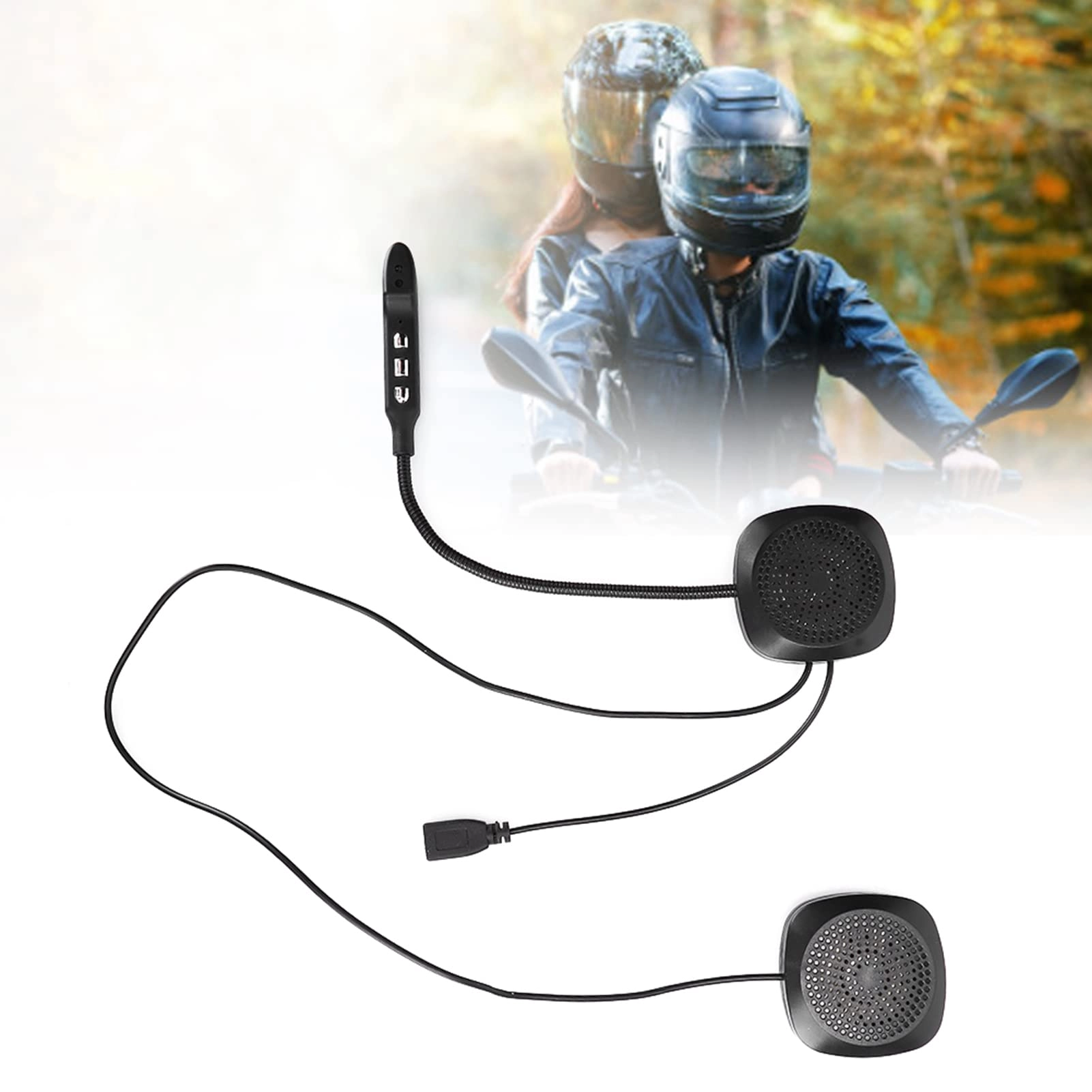 Cryfokt Motorcycle Helmet Headset - Bluetooth V5.0 In Ear