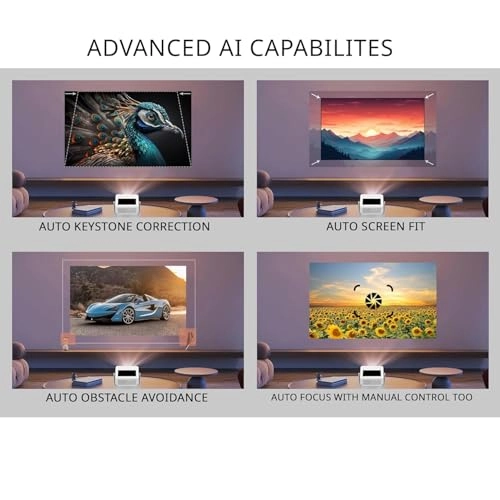 Smart Projector With Touch Display Rewa-sp-1080p 3000 ANSI Lumens
