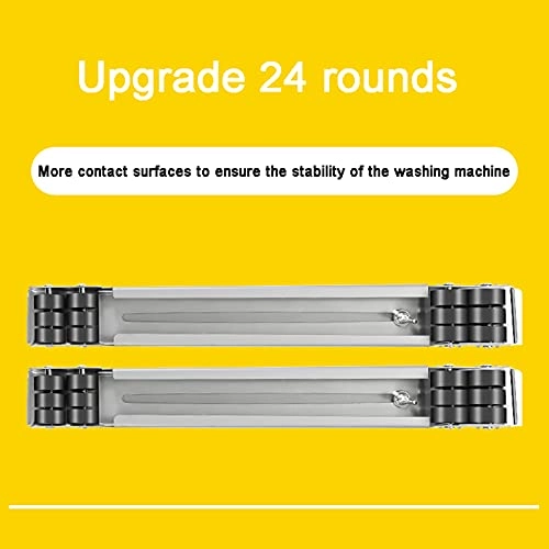 Washing Machine Base - Silver Adjustable 45-70cm