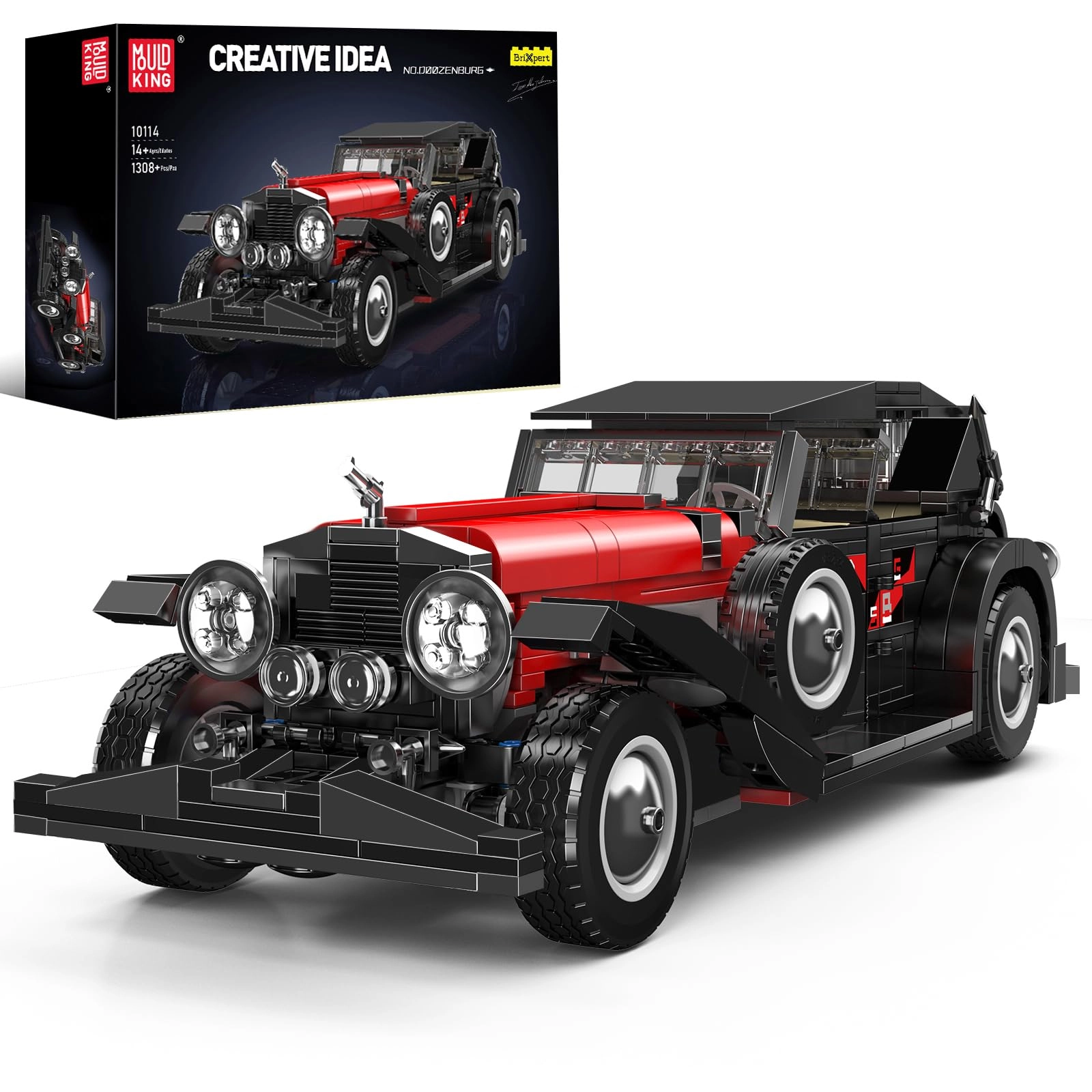 mould king Classic Cars - Car 1308 pcs