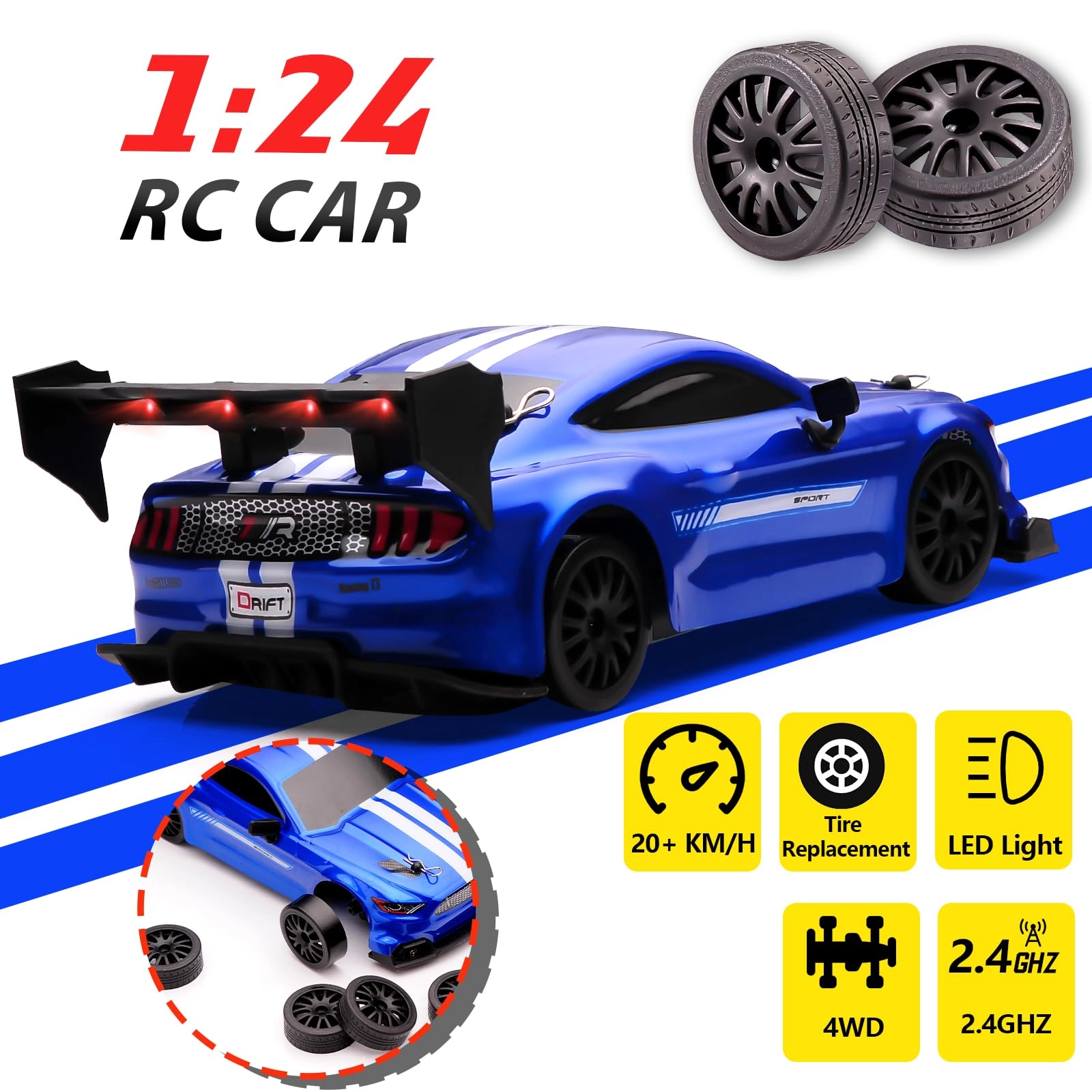 RC Drift Car - 1:24 Scale