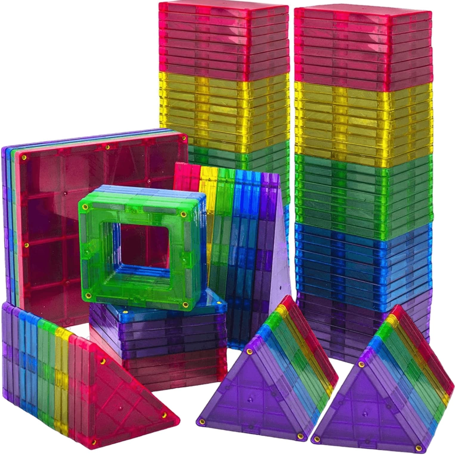 Play22 Magnetic Tiles Building Blocks - 113pcs