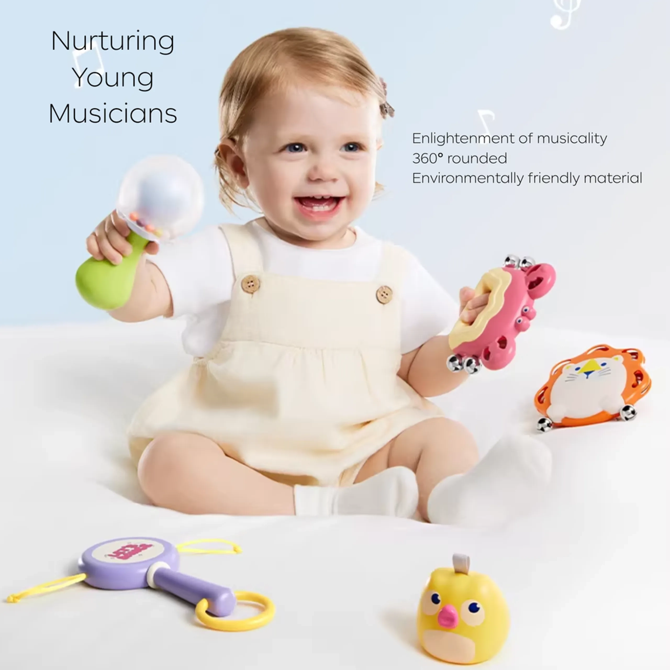 Babycare Orff Hand Rattle - 0 months+