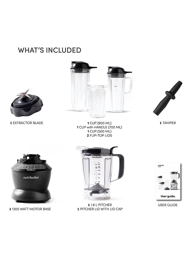 Full Size Blender Combo - 1200W
