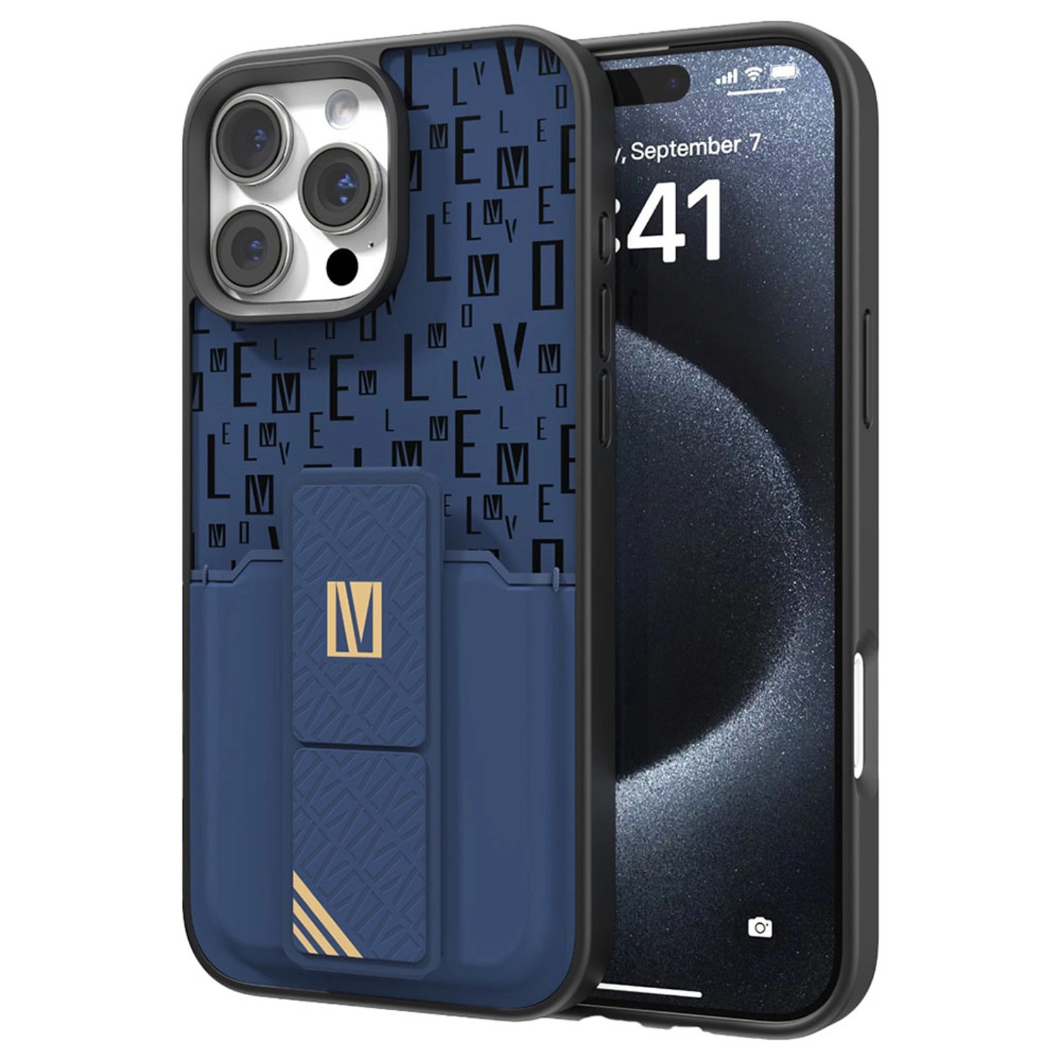 Morphix Cuero Gripstand Case - PU for iPhone 16 Pro