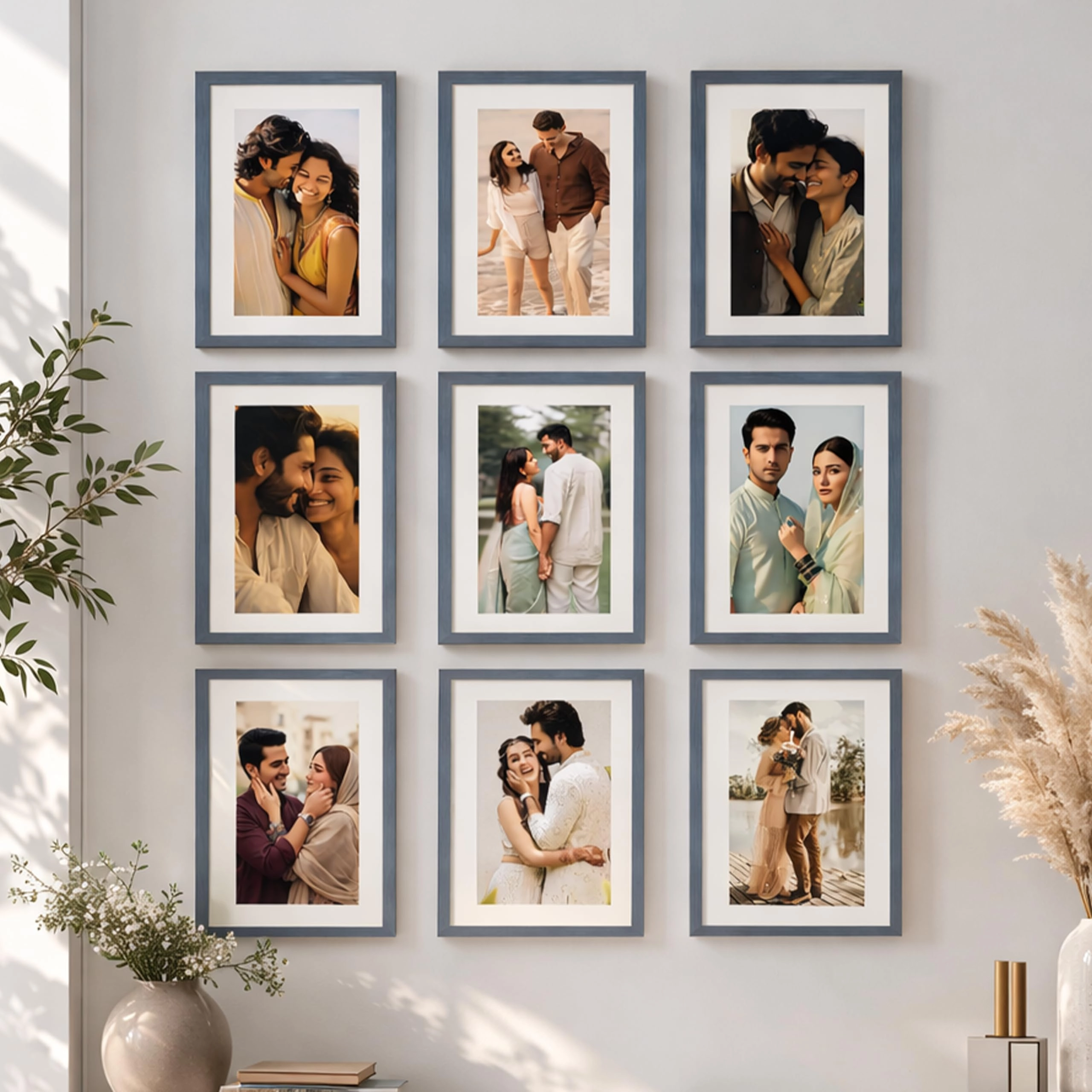 Collage Picture Frame - 6x8 Inch 9