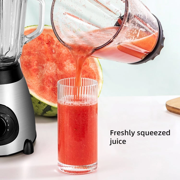 Smoothie Blender Grinder - Stainless steel blades, 2 speeds & pulse, Thermal safety lock