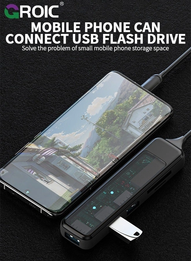 USB Hub - 4-Port 1xUSB3.0 3xUSB2.0