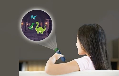 Dinosaur - Stories projector - 3 discs 24 images torch light
