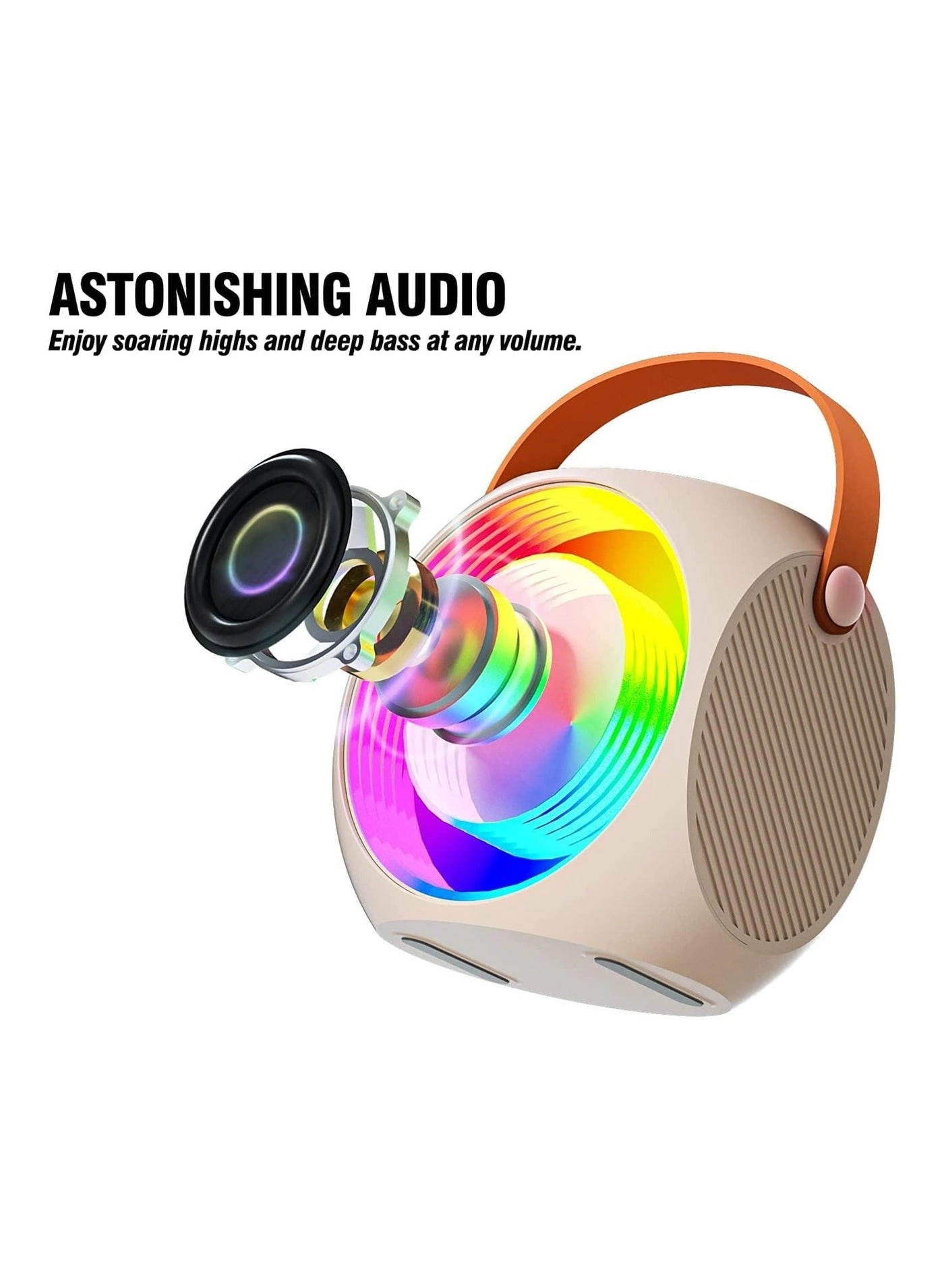 Karaoke Machine - 2 Wireless Microphones 10W