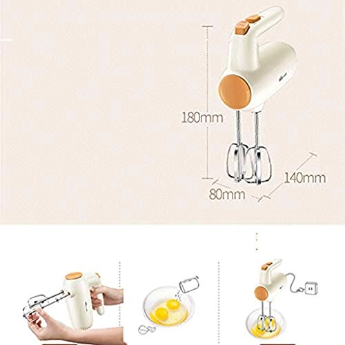 Handheld Electric Egg Beater - High Power 5-speed Turbo