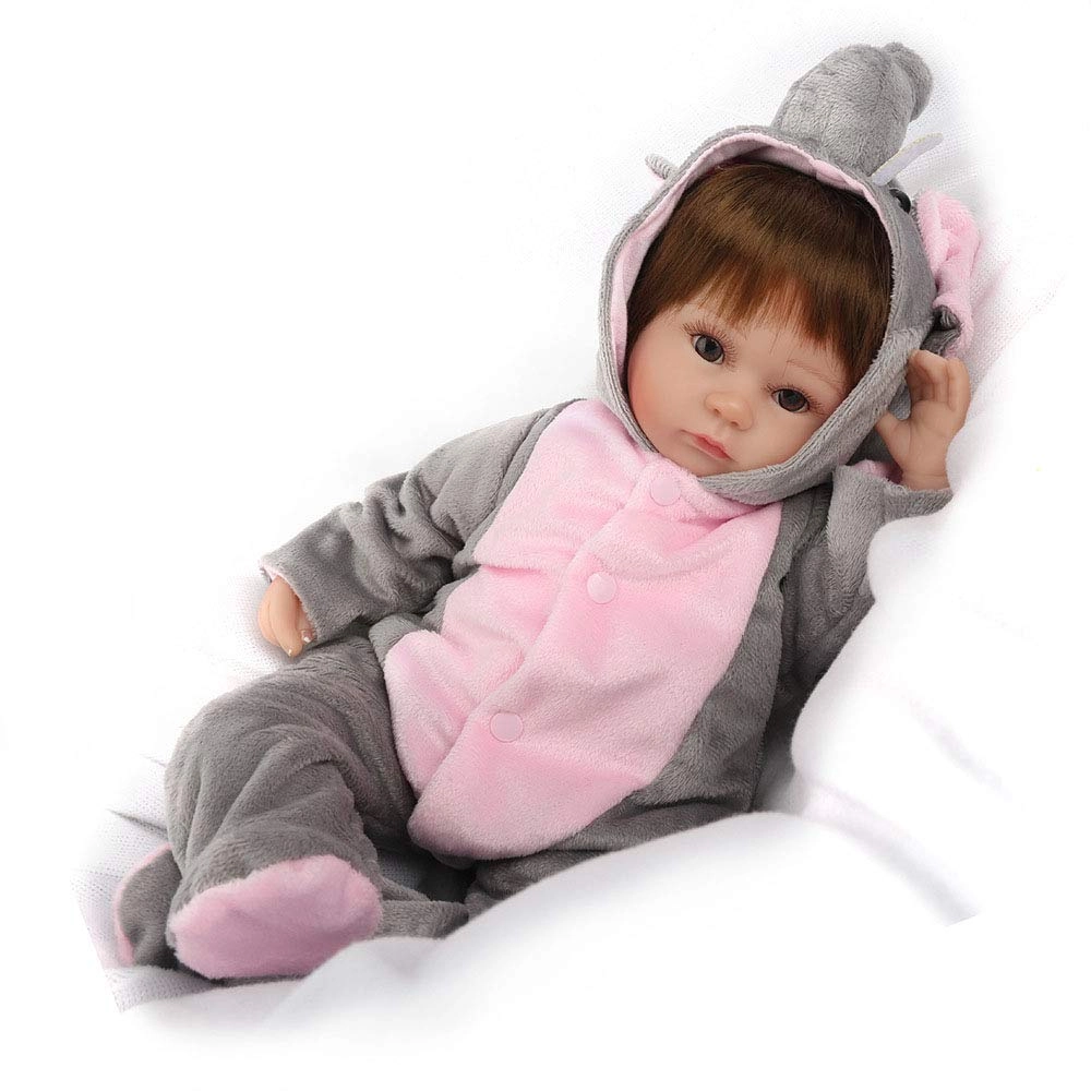 Reborn Baby Doll - 17 Inch 45CM Full Vinyl Ages 3+