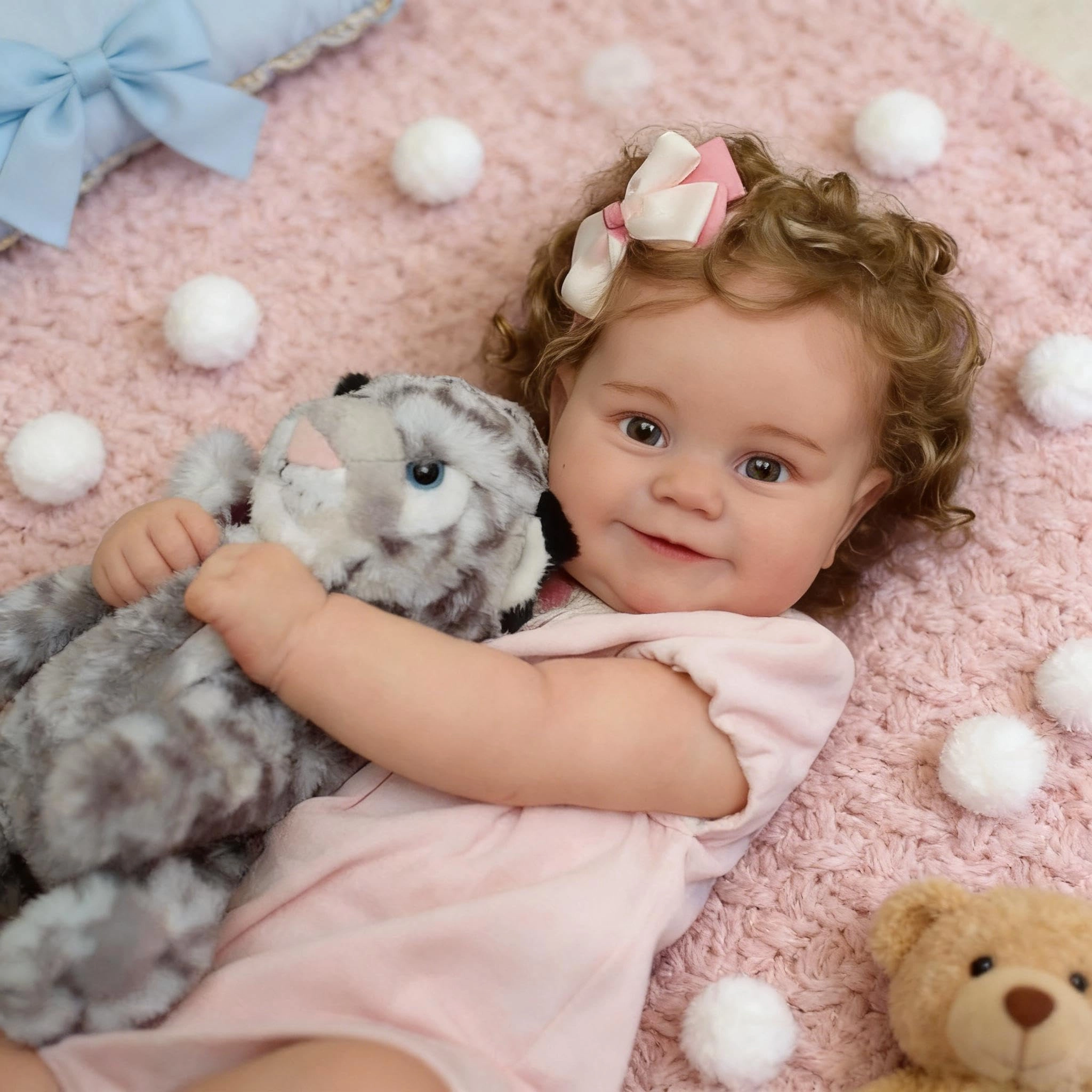 Reborn Baby Doll - 20 Inch Soft Cloth Body Ages 3+