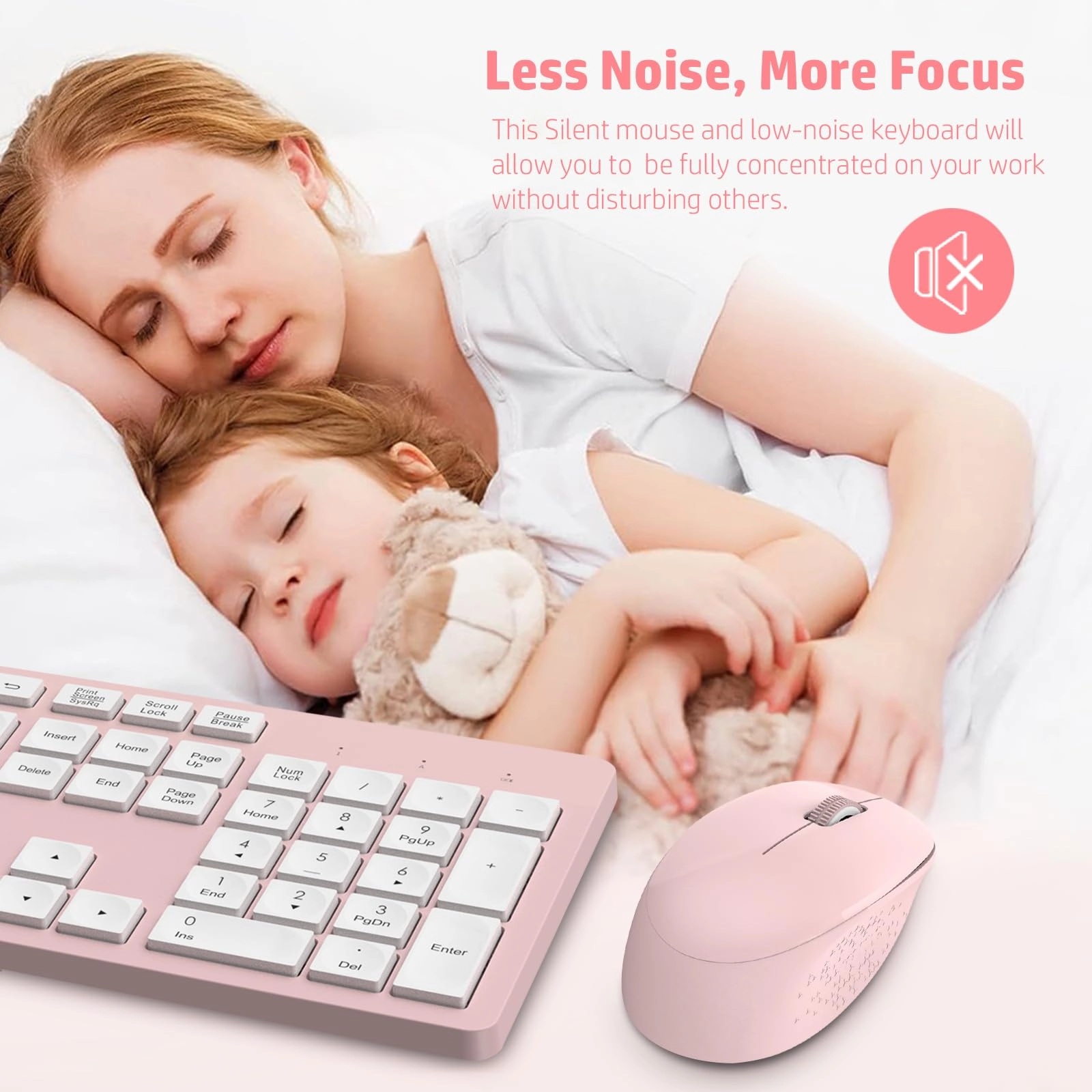 Keyboard and Mouse Set - QWERTZ Wired/Wireless