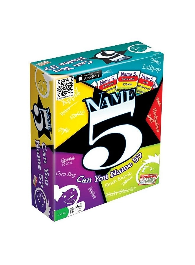 Endless Games Name 5 - Card Game