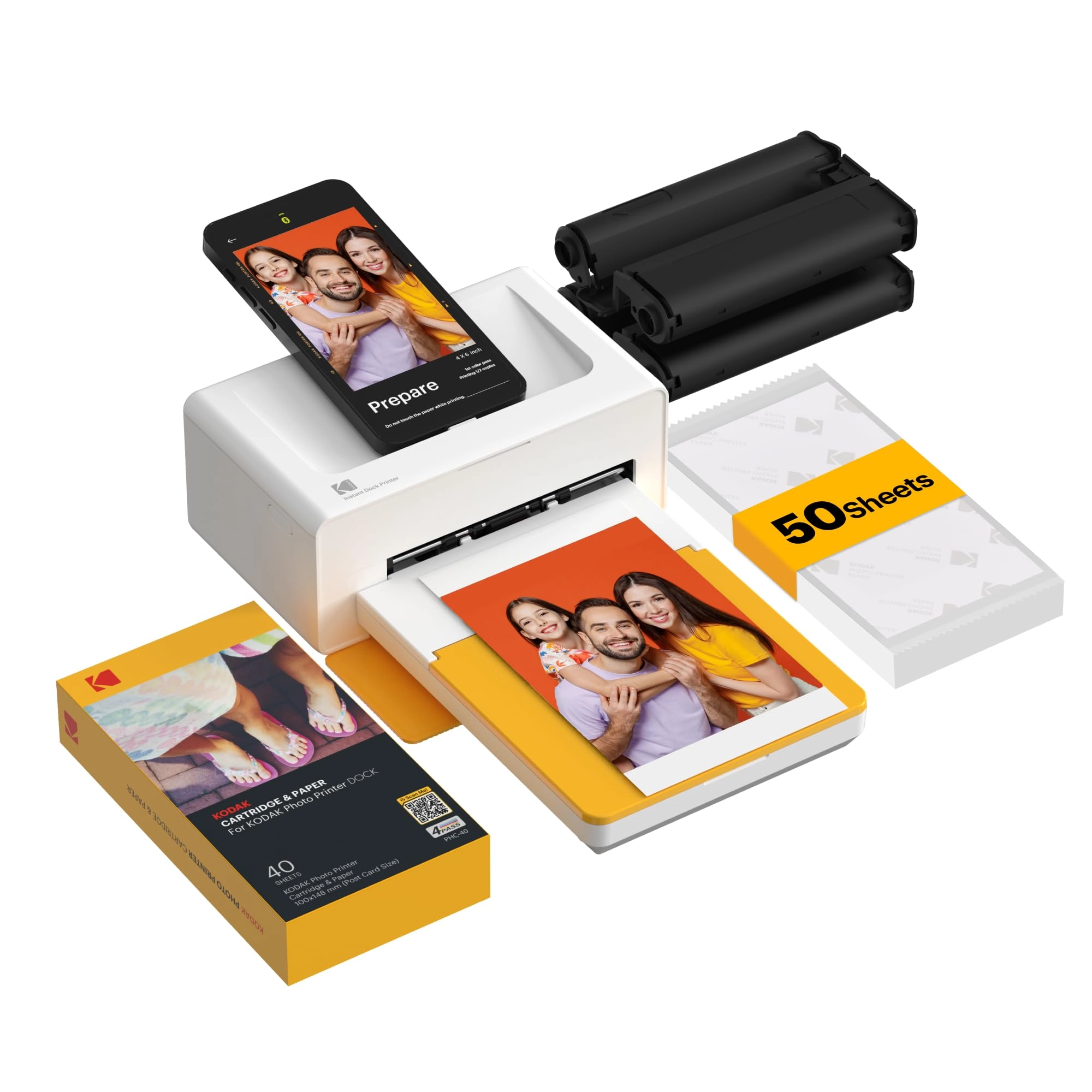 Kodak Dock Plus CAR-PD460Y - 4x6 + 90 Sheets