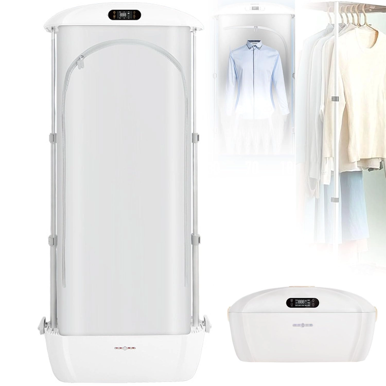 Clothes care machine - 900W steam 600W drying