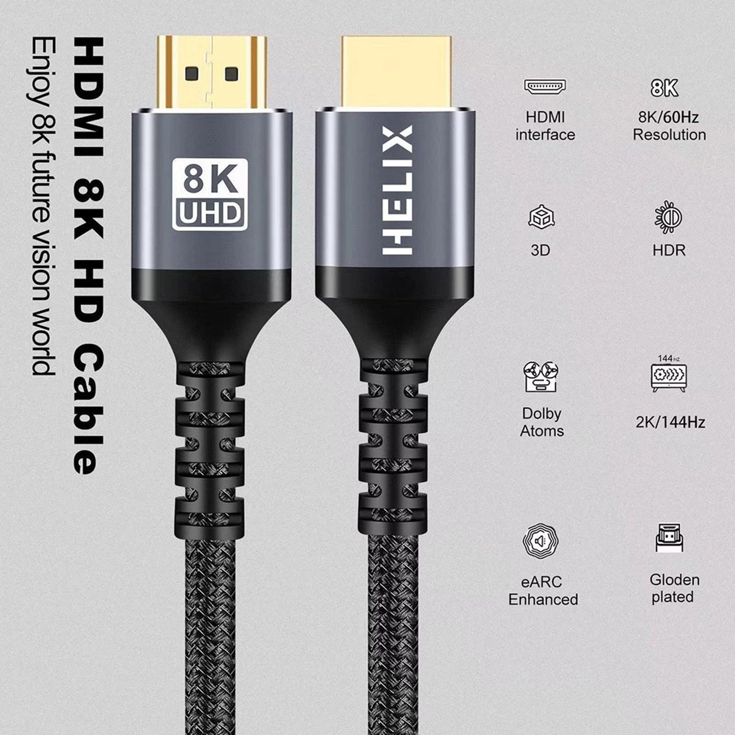 8K HDMI Cable 2m