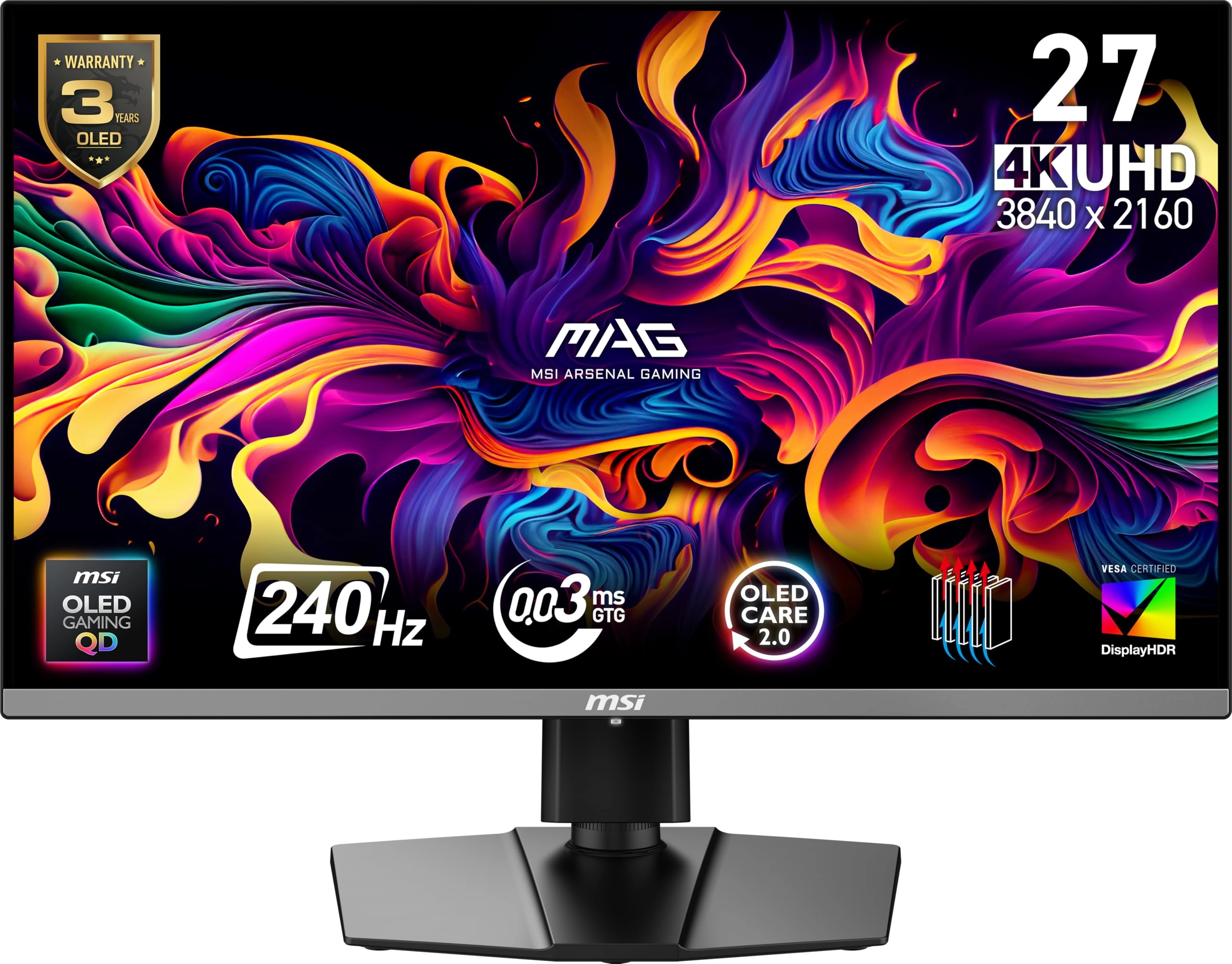 MSI MAG 272UP QD-OLED X24 - 27 inch 3840 x 2160