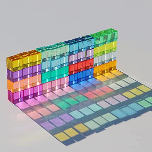 Acrylic Gem Cubes - 3 years and up 48 pieces