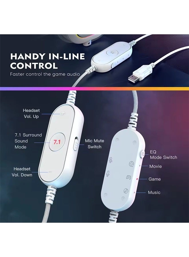 RGB Gaming Headset Wired Headset