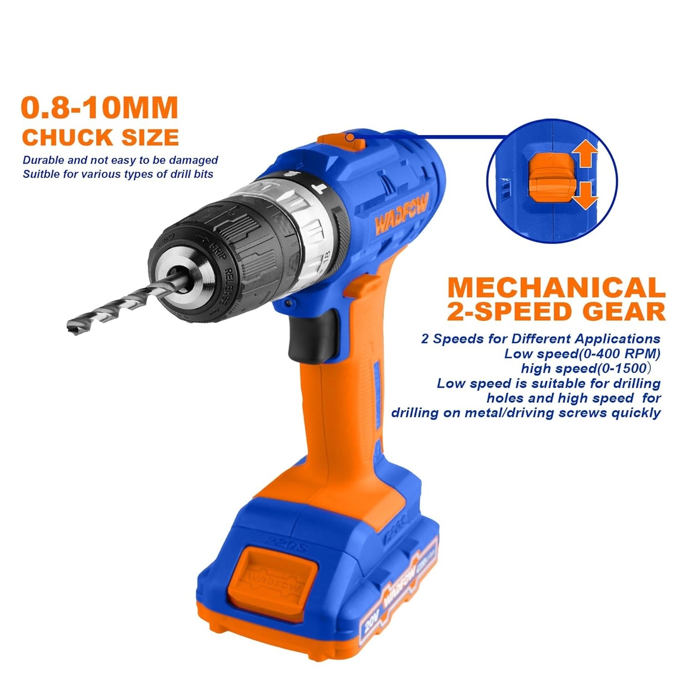 Cordless Impact Drill - 20V 91-piece