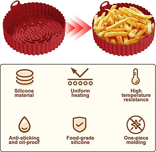 Air Fryer Silicone Liners - food-grade silicone 1 piece