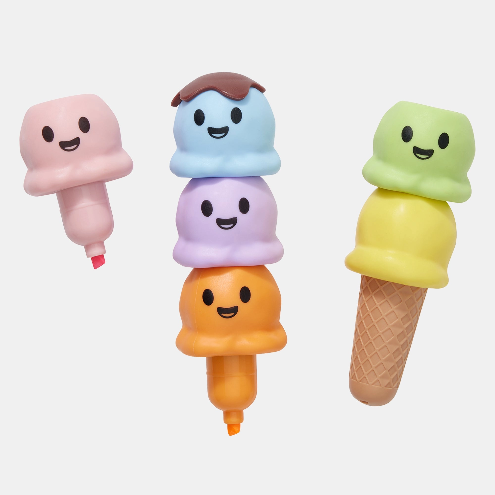 Stack ‘Em Highlighter With Topper - 6 x Coloured Scented Topper