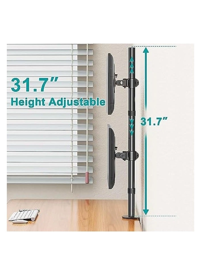 Dual Monitor Stand - 32 inch 75mm x 75mm 100mm x 100mm