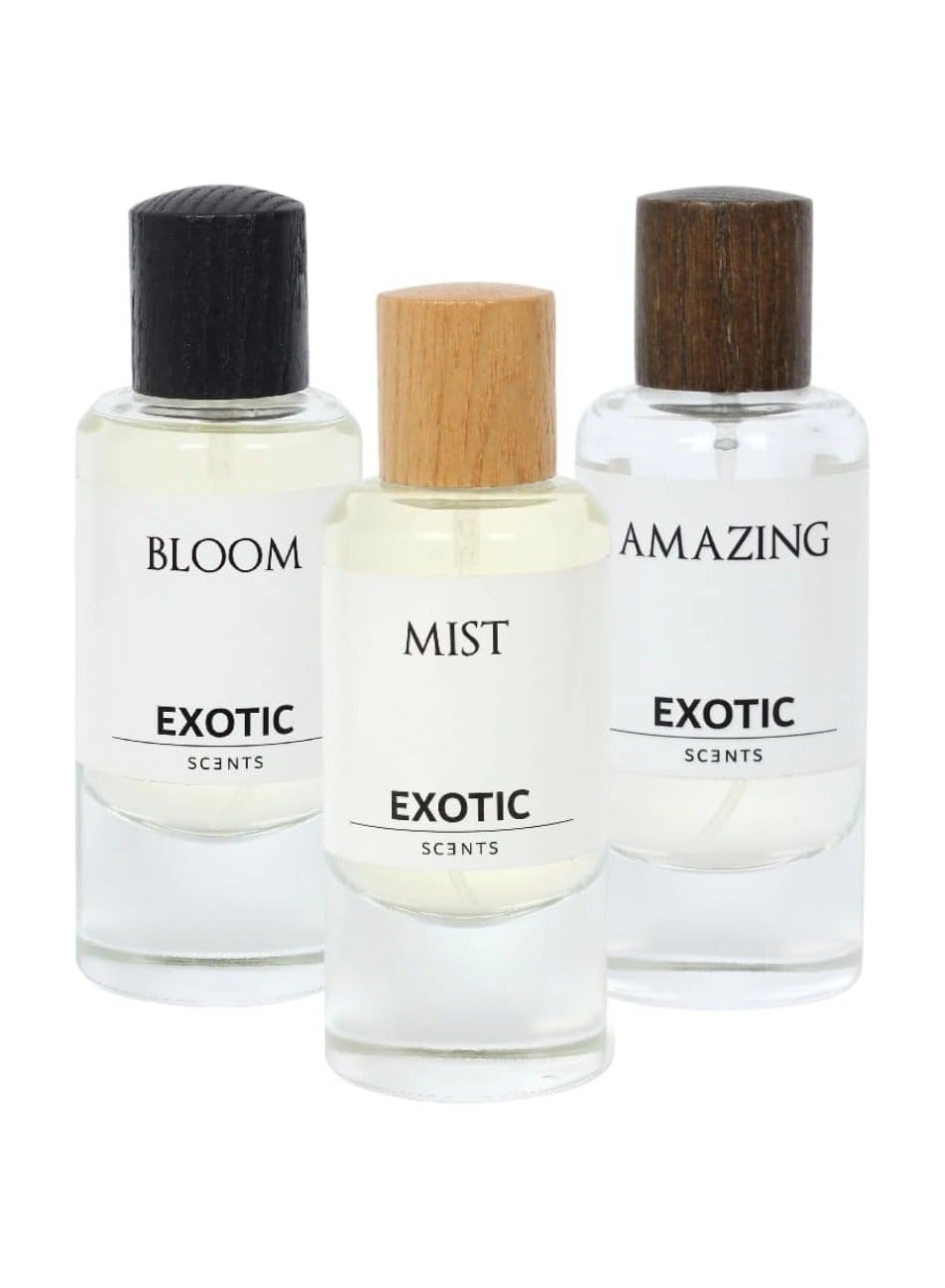 Exotic Scents Bloom - Eau de Parfum 60ml + Mist - Eau de Parfum 60ml + Amazing - Eau de Parfum 60ml