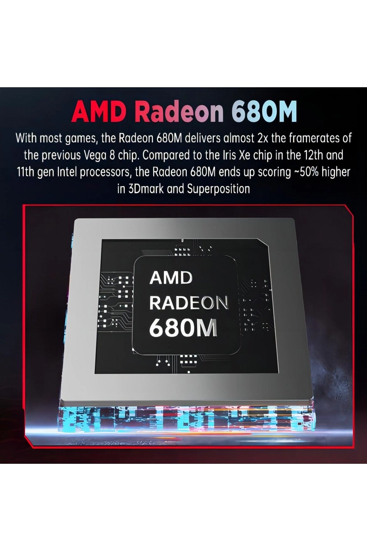 Laptop Gamer RX16 - 16'' Ryzen 7 7735HS 16GB DDR5 512GB SSD