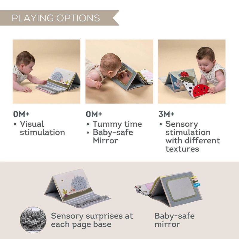 Tummy Time Sensory Book - Suitable for 0 month & above