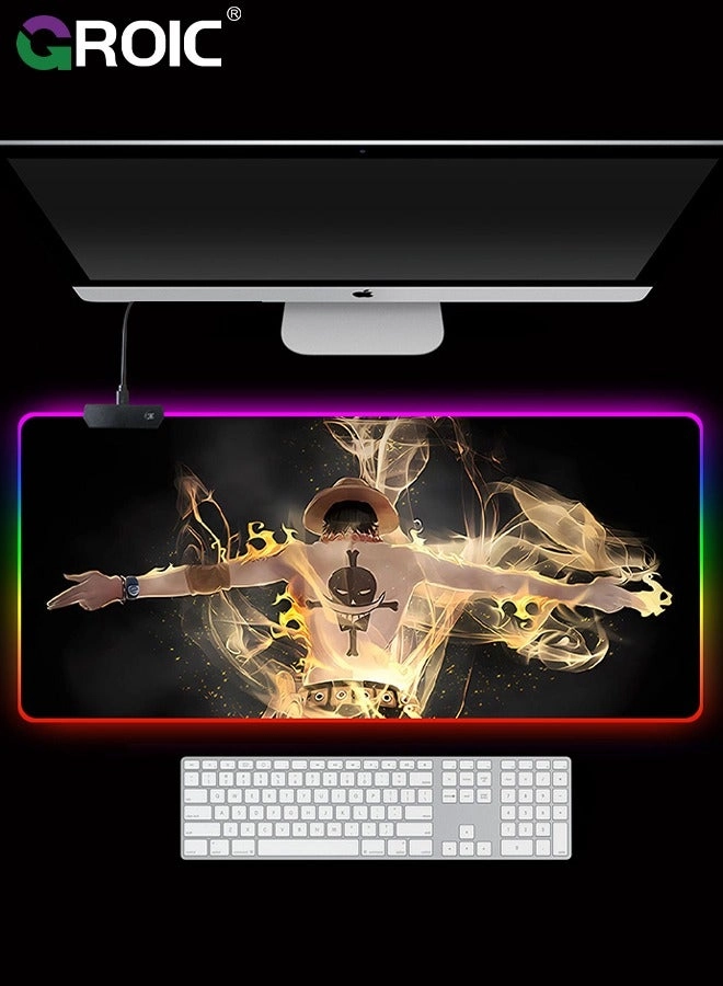 GROIC RGB Gaming Mouse Pad - 32.4x9.2 cm