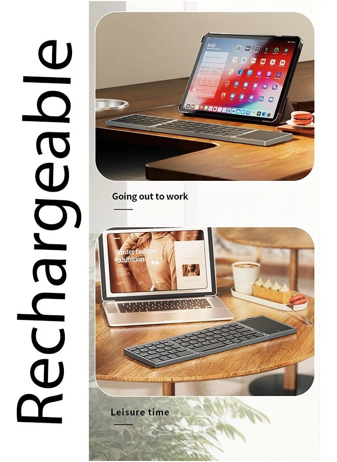Foldable Wireless Keyboard - EN Wired/Wireless