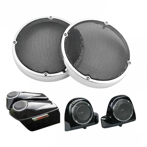 TDZ MOTO round steel mesh grills - 2
